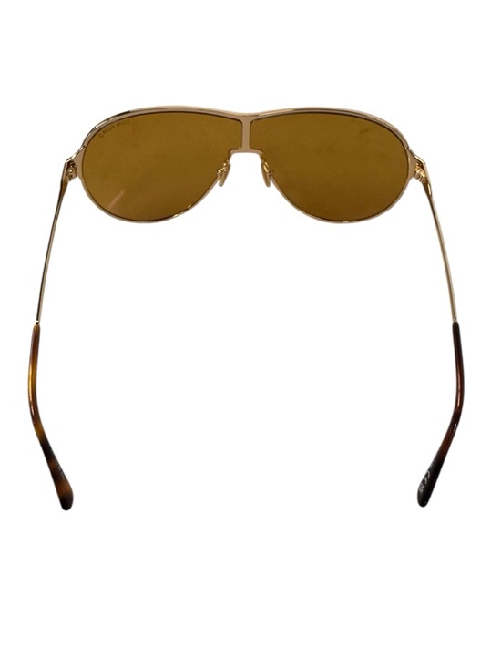 Tom Ford Unisex Deep Gold Frame Sunglasses with Golden Amber Lenses - Picture 7 of 17